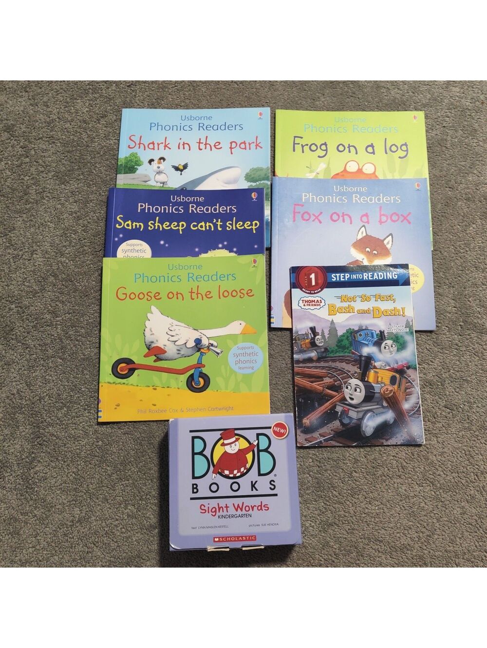 Early Reader Phonics Lot Bob Books Sight Words Usborne Readers Thomas Friends